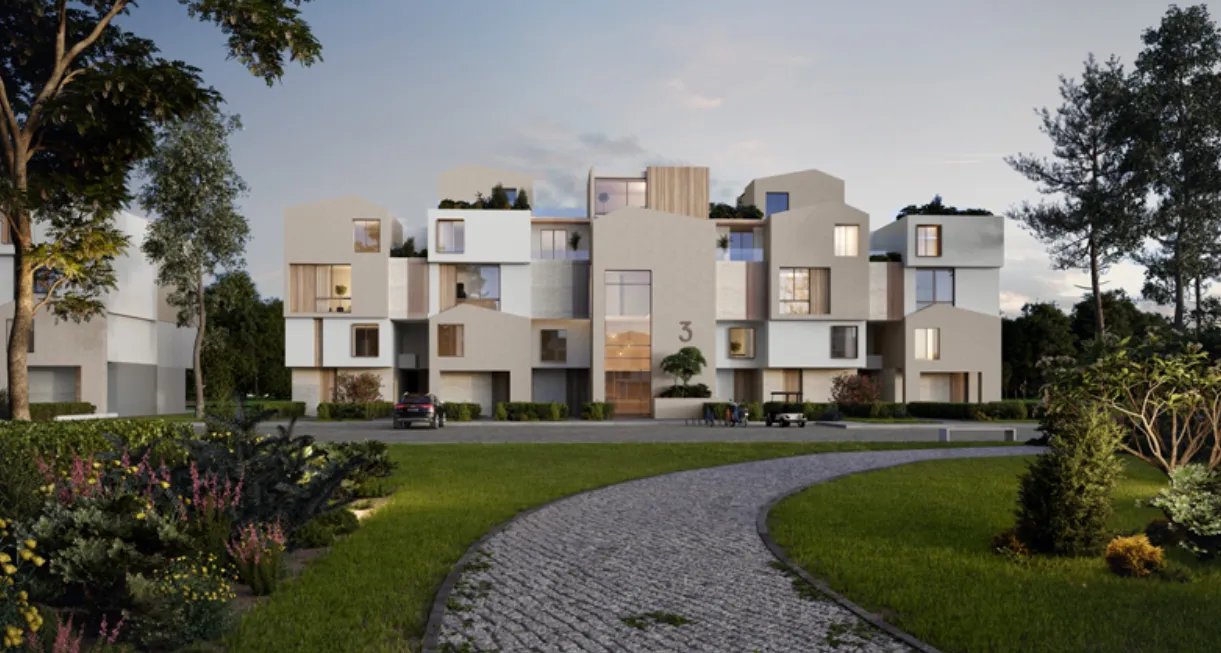 دوبلكس للبيع في كارميل زايد الجديدة في الشيخ زايد الجديدة بمساحة 198 م² تتكون من 3 غرف