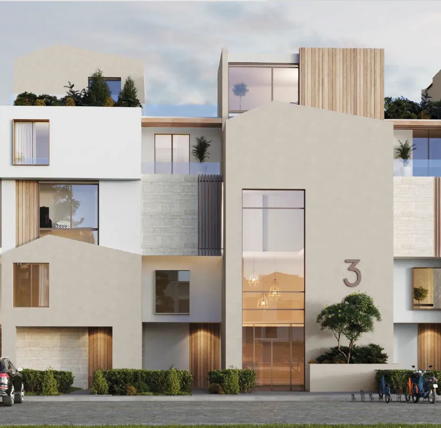 دوبلكس للبيع في كارميل زايد الجديدة في الشيخ زايد الجديدة بمساحة 198 م² تتكون من 3 غرف