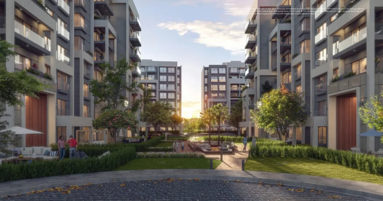 Serviced Apartment for sale in One residence in New Capital City of 105 m² with 1 bedrooms