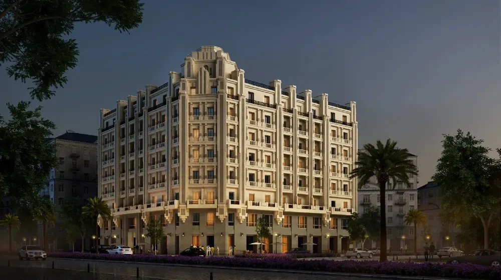 شقة للبيع في نيو جاردن سيتى في العاصمة الإدارية الجديدة بمساحة 165 م² تتكون من 2 غرف