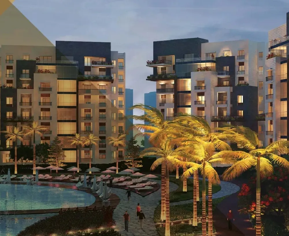 شقة للبيع في أويا كومباوند في العاصمة الإدارية الجديدة بمساحة 154 م² تتكون من 3 غرف