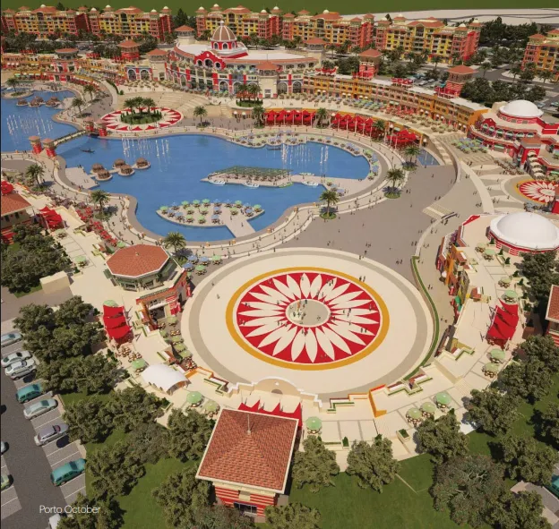 تجاري للبيع في بورتو أكتوبر في مدينة السادس من أكتوبر بمساحة 72 م² تتكون من 0 غرف