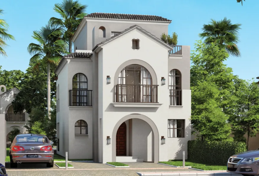 Villa for sale in Sarai in New Cairo of 239 m² with 4 bedrooms