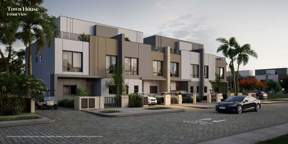 Townhouse for sale in SODIC East in New Heliopolis of 234 m² with 3 bedrooms