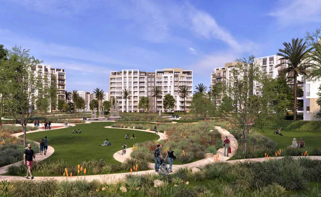 Apartment for sale in ZED East in 6th settlement of 121 m² with 2 bedrooms