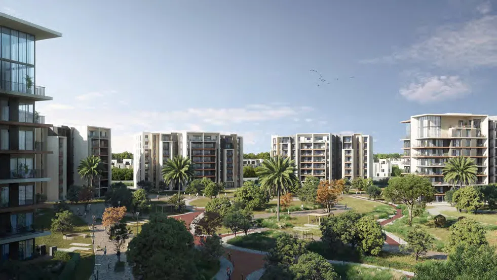 Apartment for sale in ZED East in 6th settlement of 121 m² with 2 bedrooms