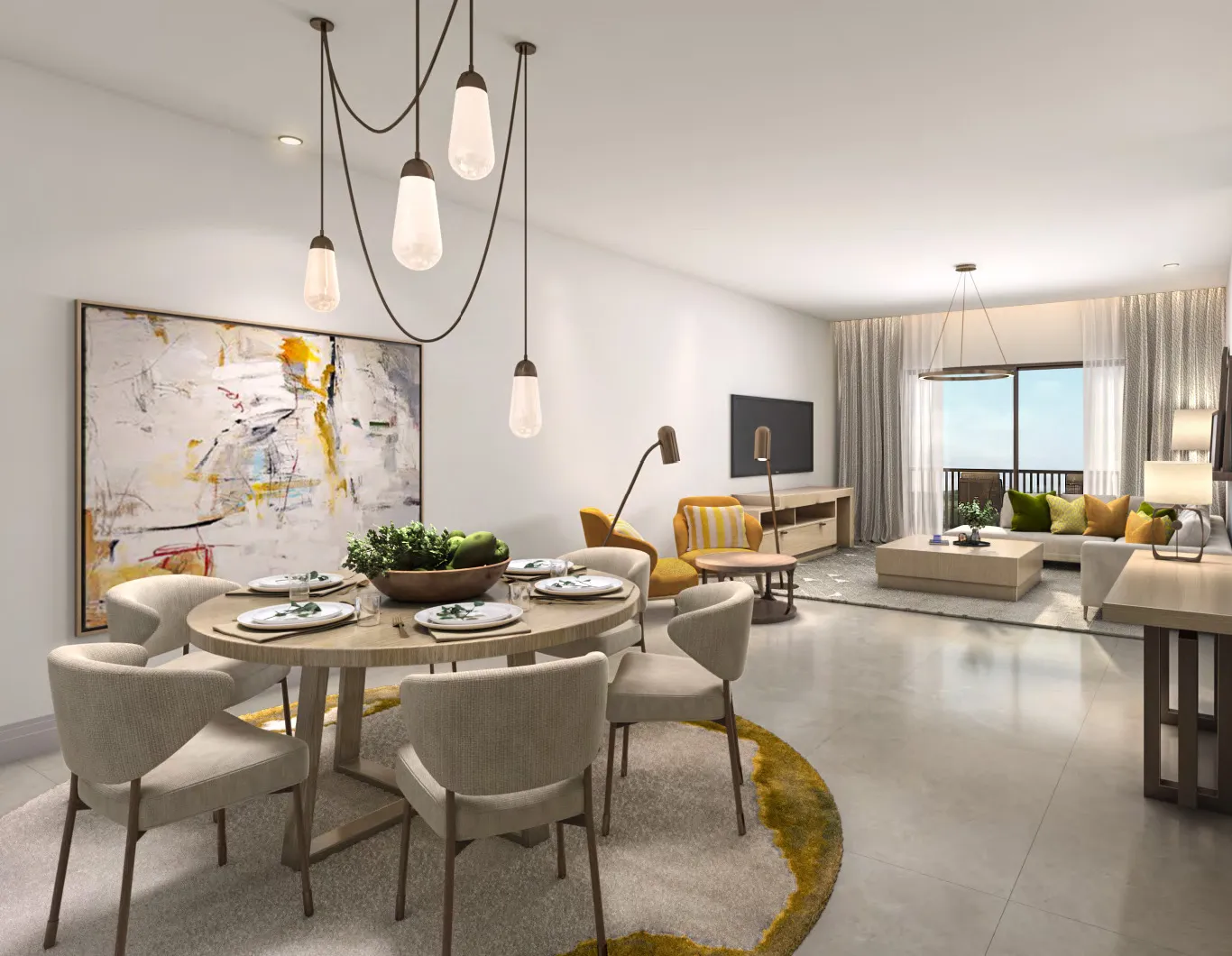 Apartment for sale in ZED East in 6th settlement of 121 m² with 2 bedrooms