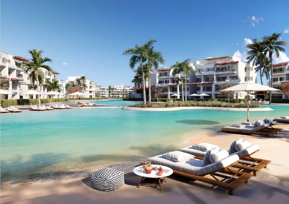 شاليه للبيع في بيانكي ايليوس في سيدي عبد الرحمن بمساحة 109 م² تتكون من 2 غرف