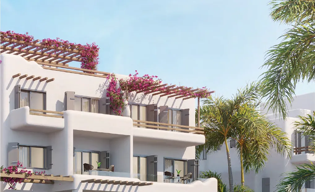 شاليه للبيع في بيانكي ايليوس في سيدي عبد الرحمن بمساحة 109 م² تتكون من 2 غرف