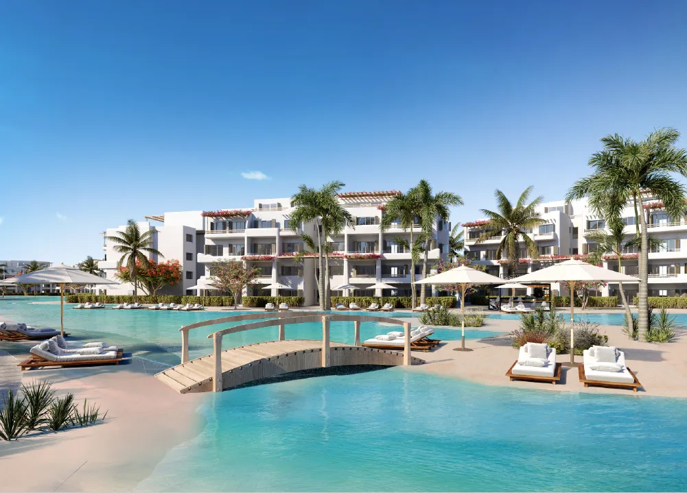 شاليه للبيع في بيانكي ايليوس في سيدي عبد الرحمن بمساحة 109 م² تتكون من 2 غرف