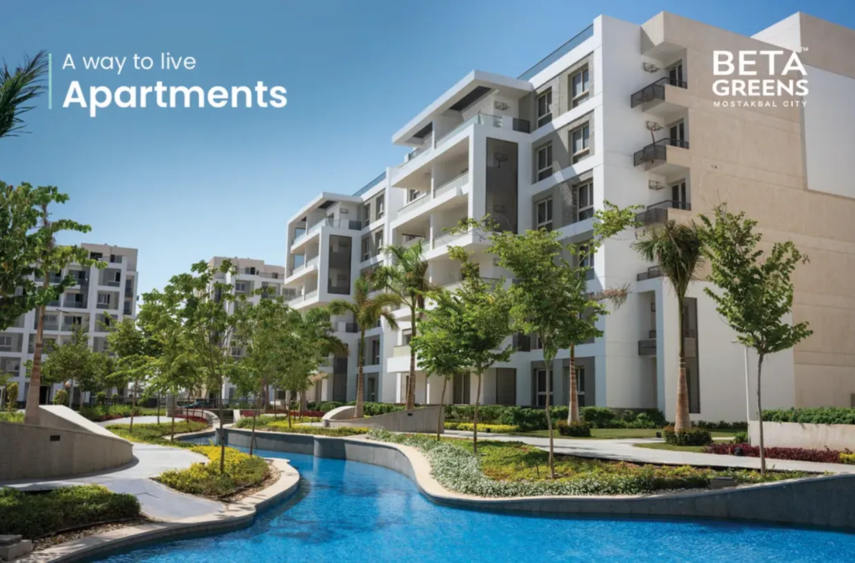 Apartment for sale in Beta Greens in Mostakbal City of 133 m² with 3 bedrooms