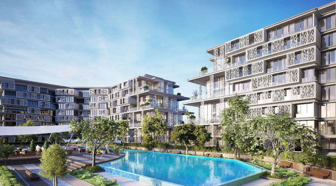 شقة للبيع في إنترادا في العاصمة الإدارية الجديدة بمساحة 164 م² تتكون من 3 غرف