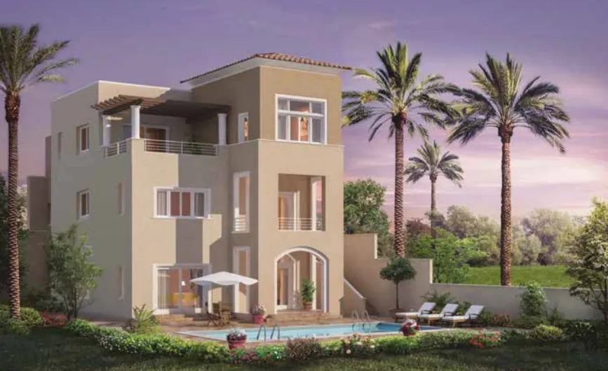 فيلا للبيع في أب تاون كايرو في مقطم بمساحة 668 م² تتكون من 5 غرف