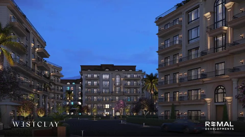 شقة للبيع في ويست كلاي في مدينة السادس من أكتوبر بمساحة 156 م² تتكون من 3 غرف