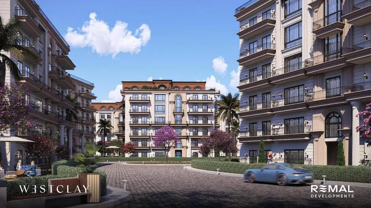 شقة للبيع في ويست كلاي في مدينة السادس من أكتوبر بمساحة 156 م² تتكون من 3 غرف