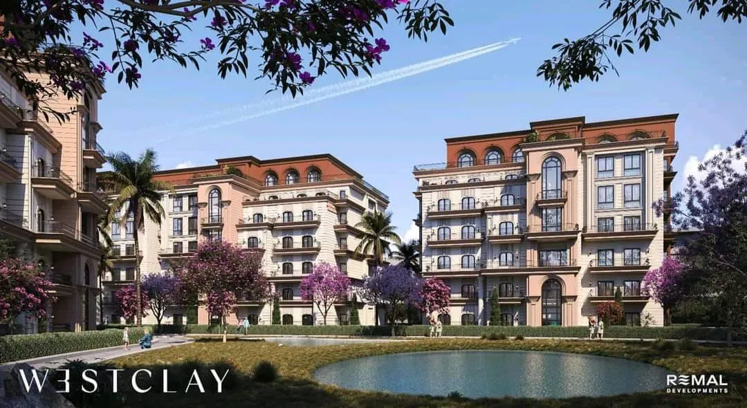 شقة للبيع في ويست كلاي في مدينة السادس من أكتوبر بمساحة 156 م² تتكون من 3 غرف