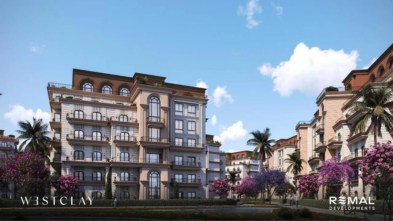 شقة للبيع في ويست كلاي في مدينة السادس من أكتوبر بمساحة 156 م² تتكون من 3 غرف