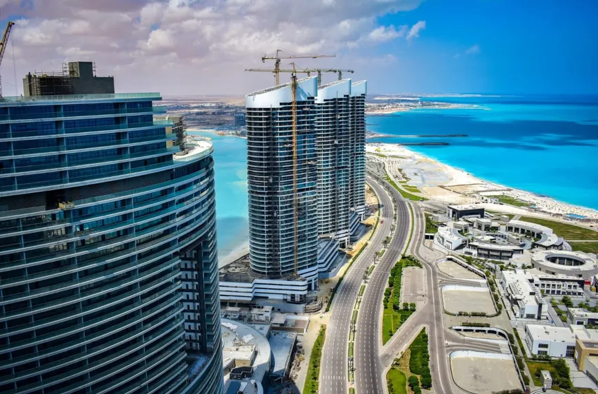 إستوديو للبيع في ذا جيت- العلمين الجديدة في العلمين بمساحة 54 م² تتكون من 1 غرف