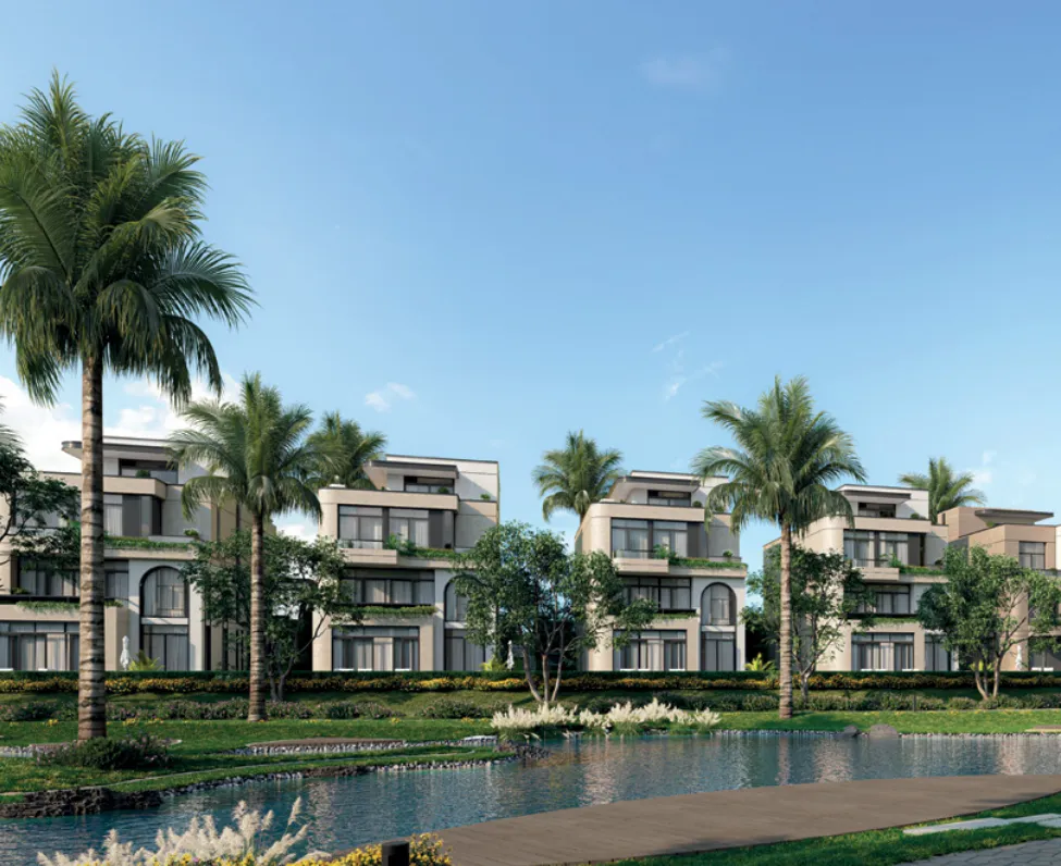 فيلا للبيع في في 40 في القاهرة الجديدة بمساحة 582 م² تتكون من 5 غرف