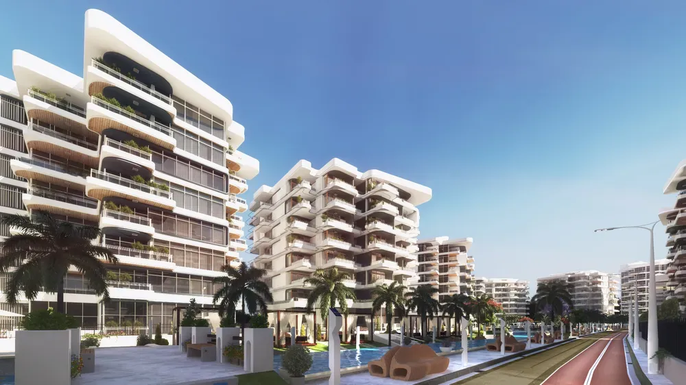 شقة للبيع في سيرانو  في العاصمة الإدارية الجديدة بمساحة 135 م² تتكون من 2 غرف