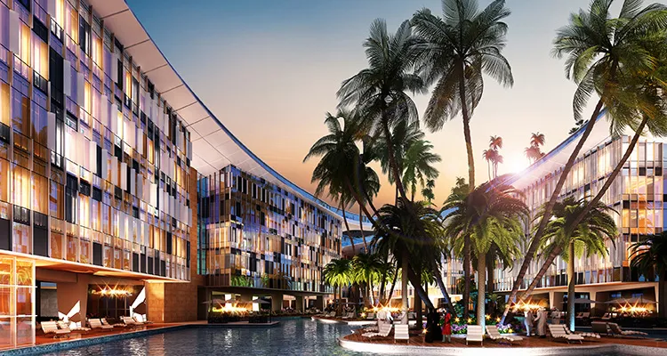 بنتهاوس للبيع في ليك فيو ريزيدنس في جولدن سكوير بمساحة 280 م² تتكون من 4 غرف