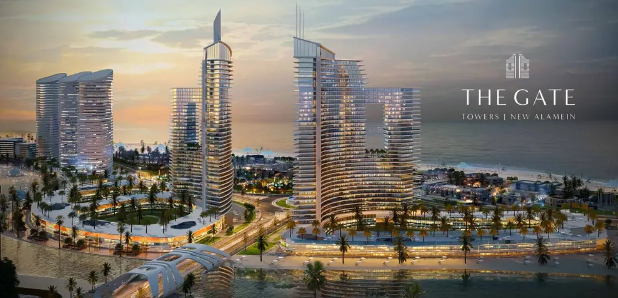 إستوديو للبيع في ذا جيت- العلمين الجديدة في العلمين بمساحة 49 م² تتكون من 1 غرف