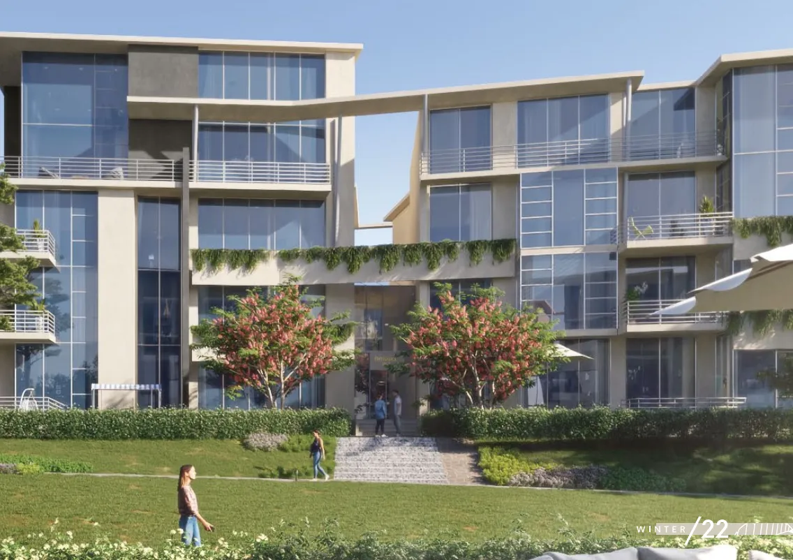 Apartment for sale in Leaves in 6th of October City of 105 m² with 2 bedrooms