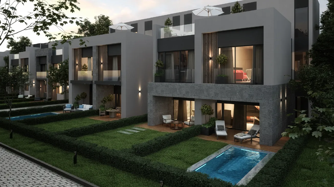 Townhouse for sale in The City of Odyssia in Mostakbal City of 196 m² with 3 bedrooms