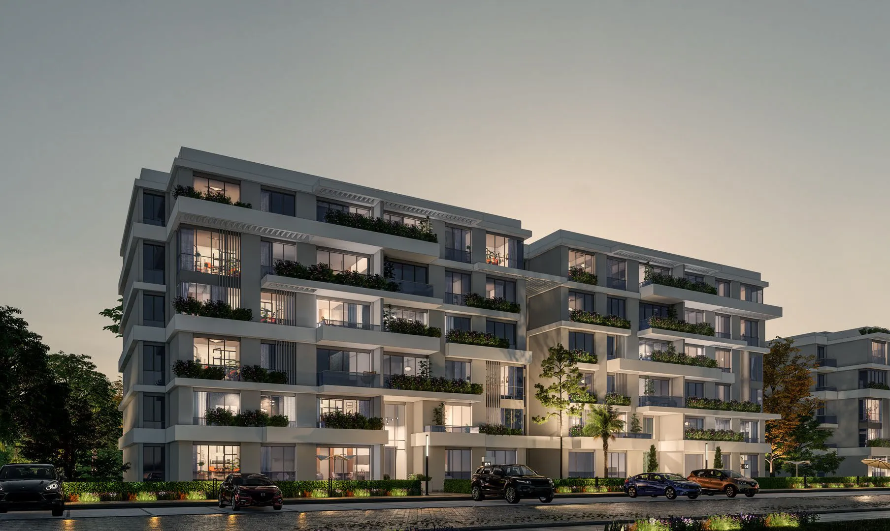 Apartment for sale in Bluetree in New Cairo of 240 m² with 4 bedrooms