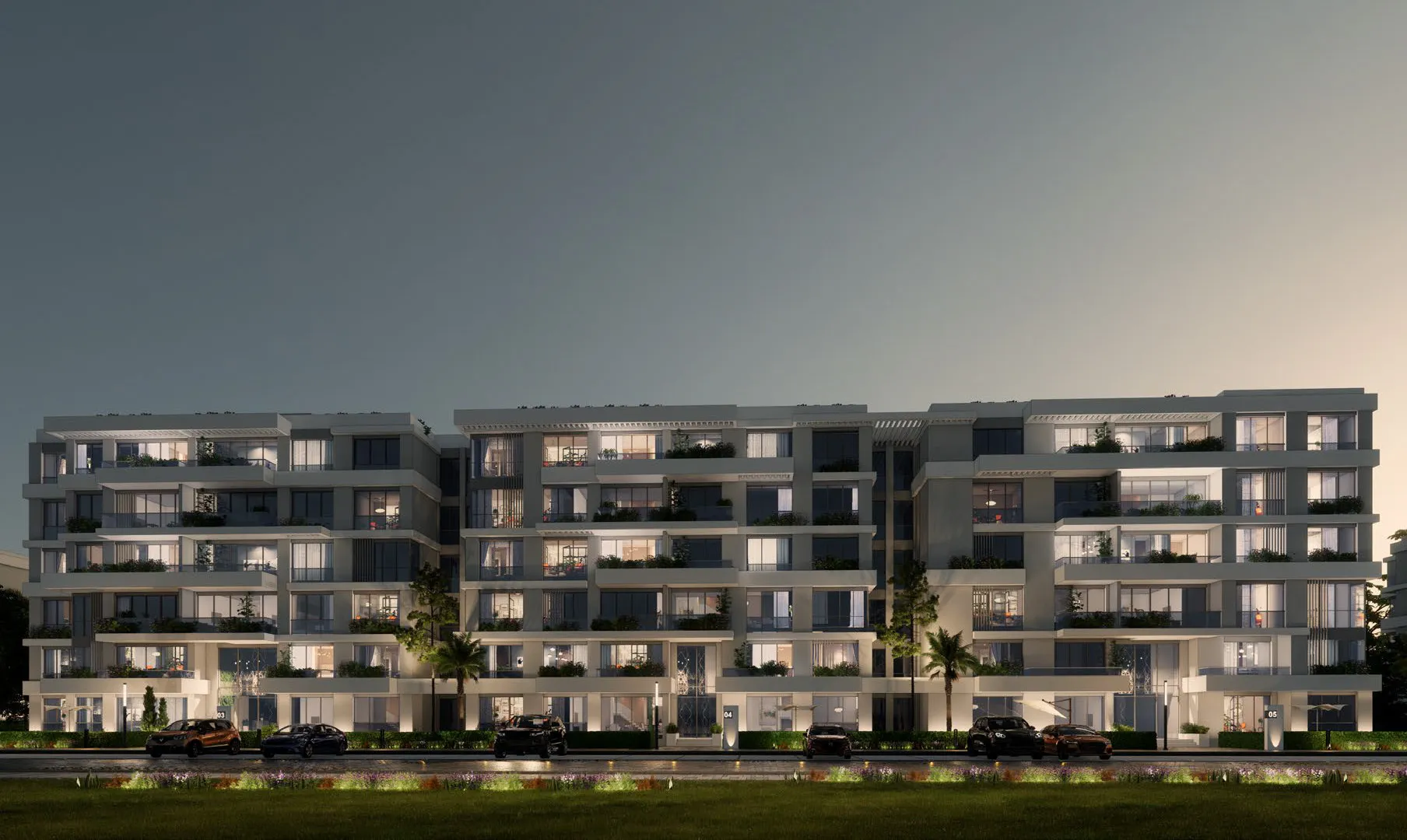 Apartment for sale in Bluetree in New Cairo of 240 m² with 4 bedrooms