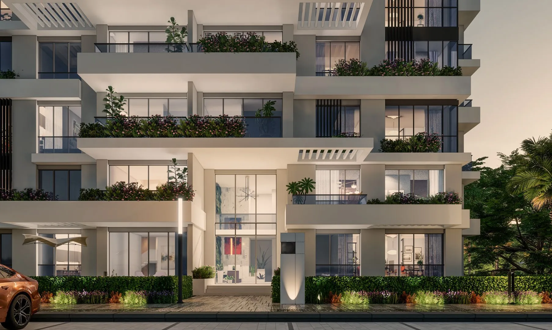 Apartment for sale in Bluetree in New Cairo of 240 m² with 4 bedrooms