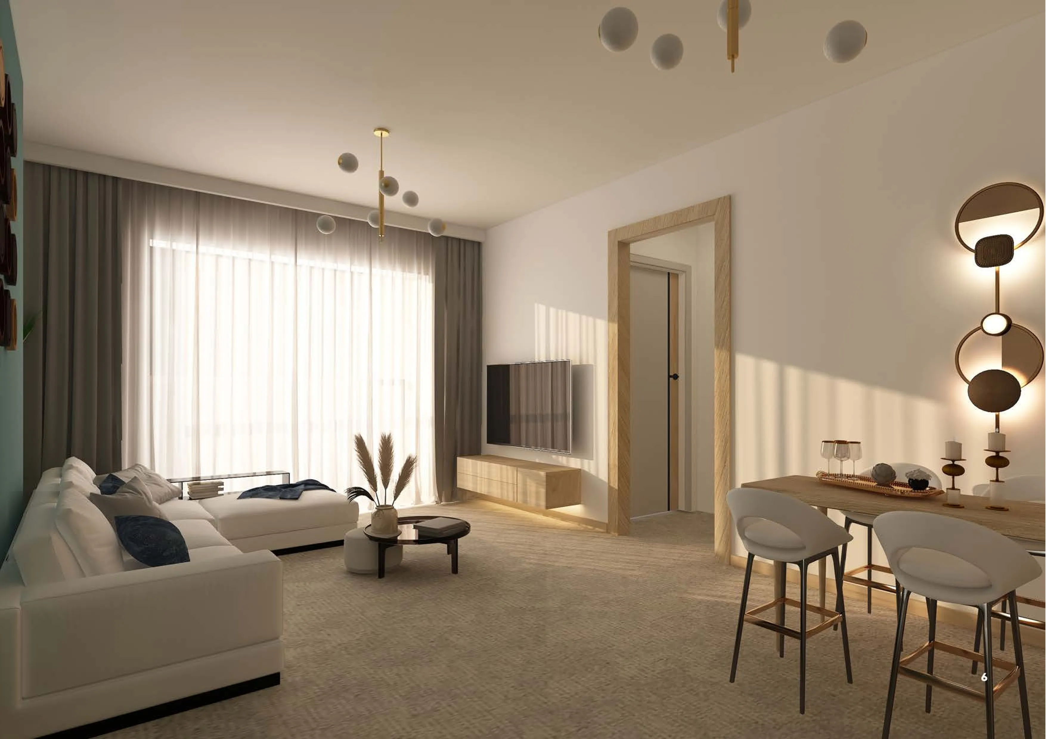 شقة فندقية للبيع في سويس بيلريزيدنسيز في العاصمة الإدارية الجديدة بمساحة 65 م² تتكون من 1 غرف