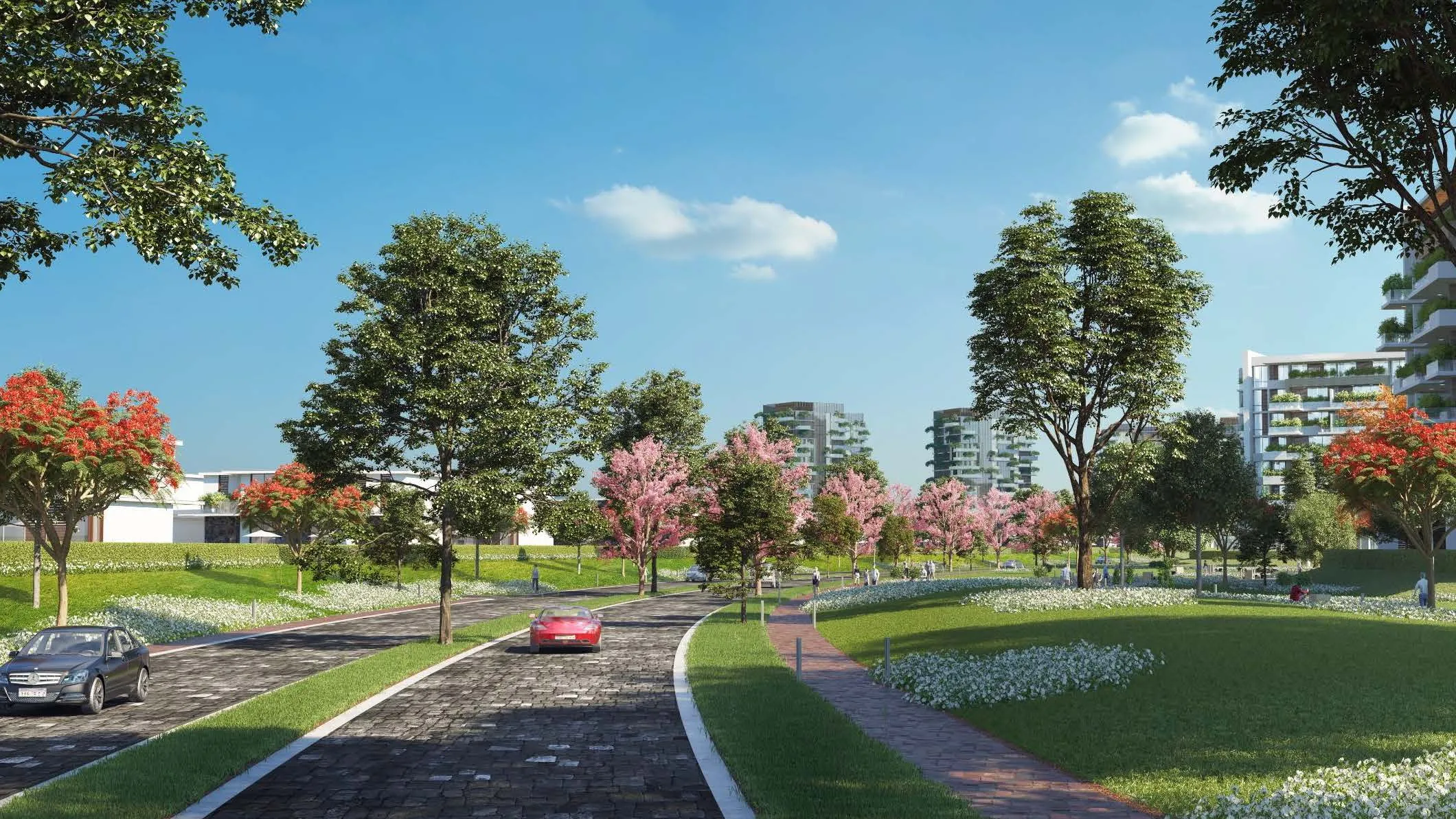 Duplex for sale in Il Bosco New Capital in New Capital City of 325 m² with 3 bedrooms