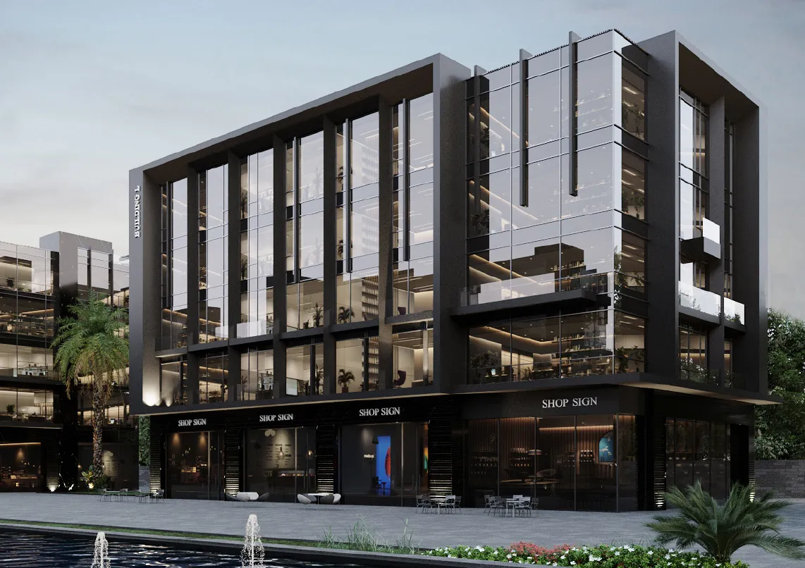 مكتب للبيع في ذا فيو وتر واي في اللوتس بمساحة 179 م² تتكون من 0 غرف