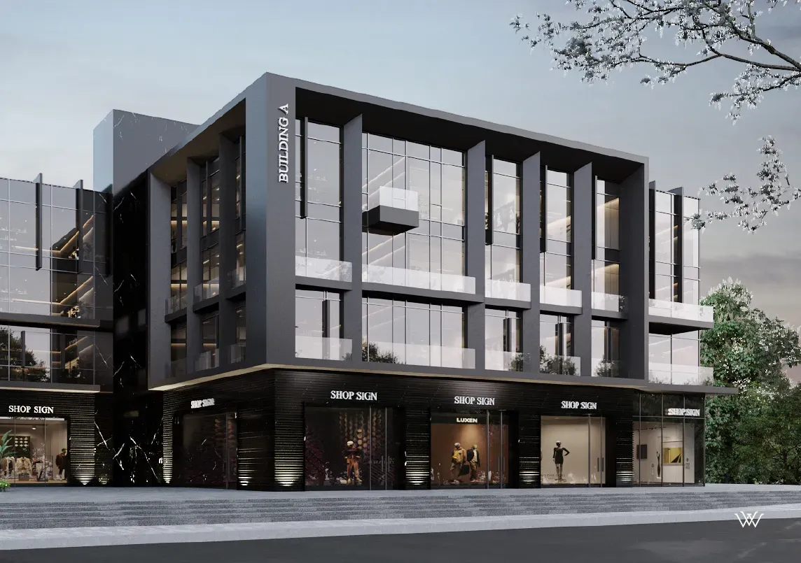 مكتب للبيع في ذا فيو وتر واي في اللوتس بمساحة 179 م² تتكون من 0 غرف