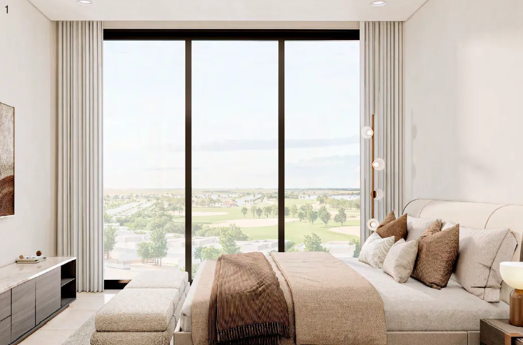 شقه بريميم للبيع في يم بوليفارد - رأس الحكمة في رأس الحكمة بمساحة 84 م² تتكون من 1 غرف