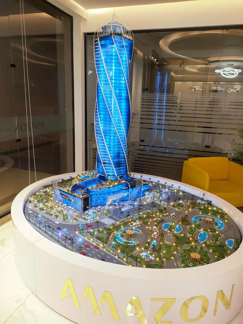 Office for sale in Amazon Capital Diamond Tower in New Capital City of 79 m² with 0 bedrooms