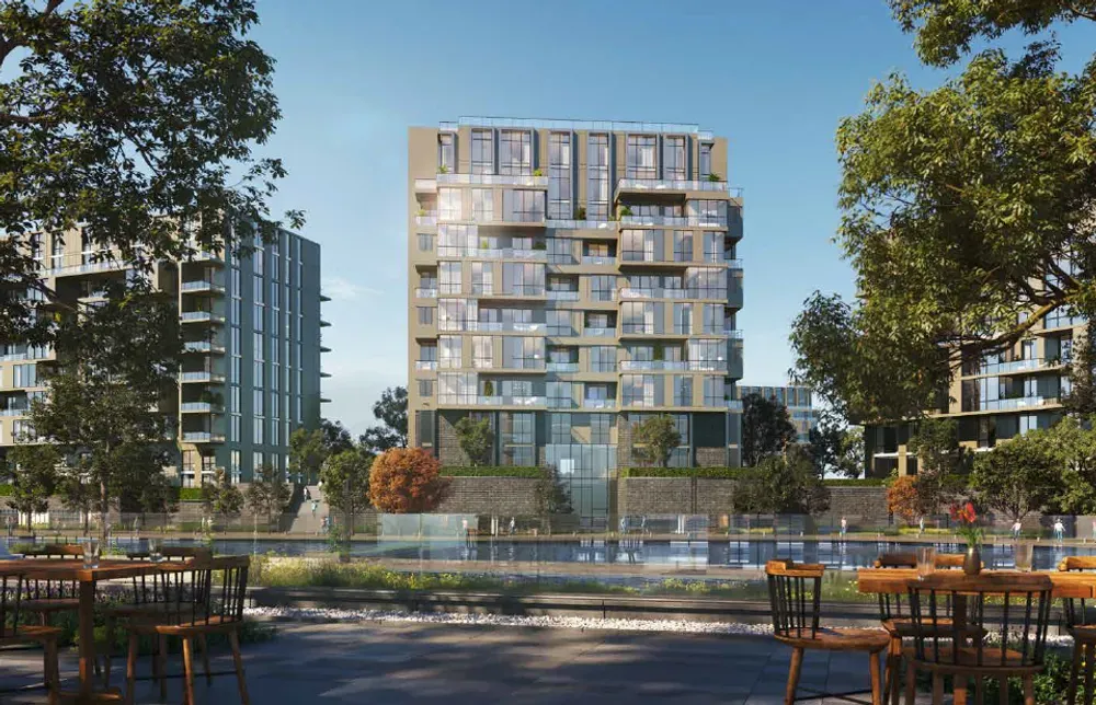 شقة للبيع في 205 اركان بالم في الشيخ زايد بمساحة 118 م² تتكون من 1 غرف