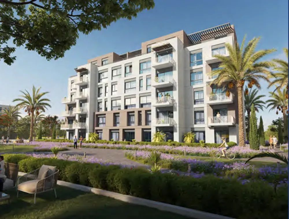 شقة للبيع في حي الاشجار في مدينة السادس من أكتوبر بمساحة 172 م² تتكون من 3 غرف