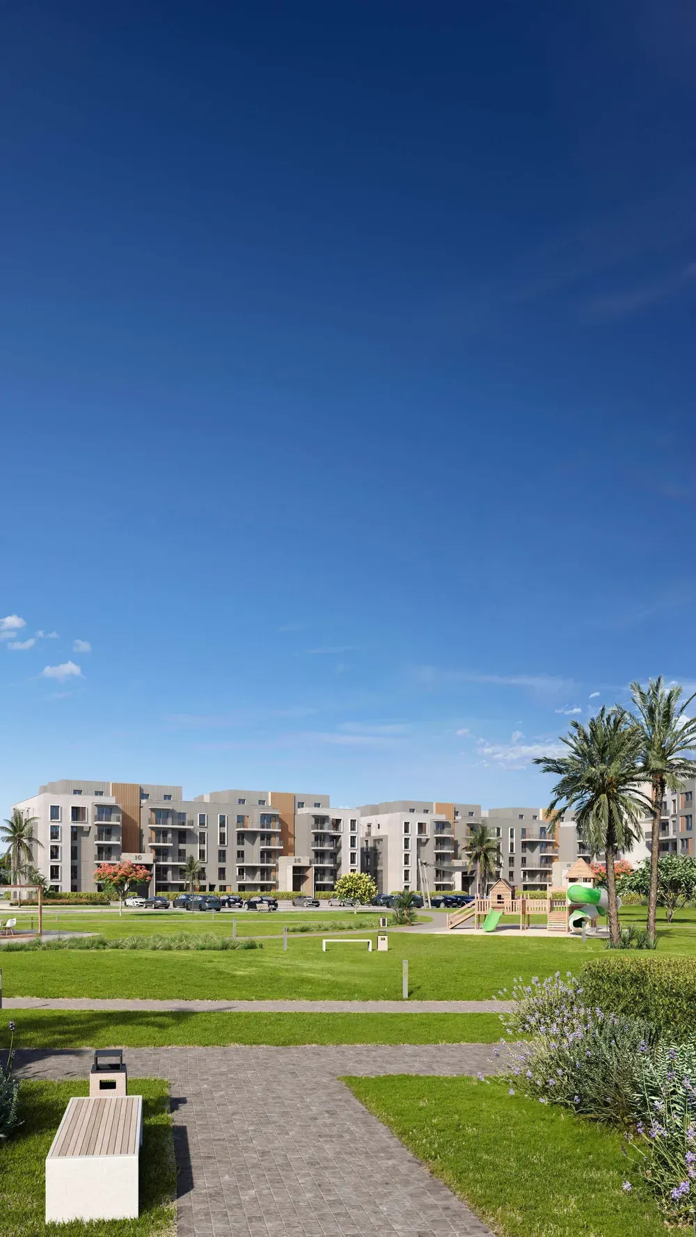 Apartment for sale in SODIC East in New Heliopolis of 129 m² with 2 bedrooms