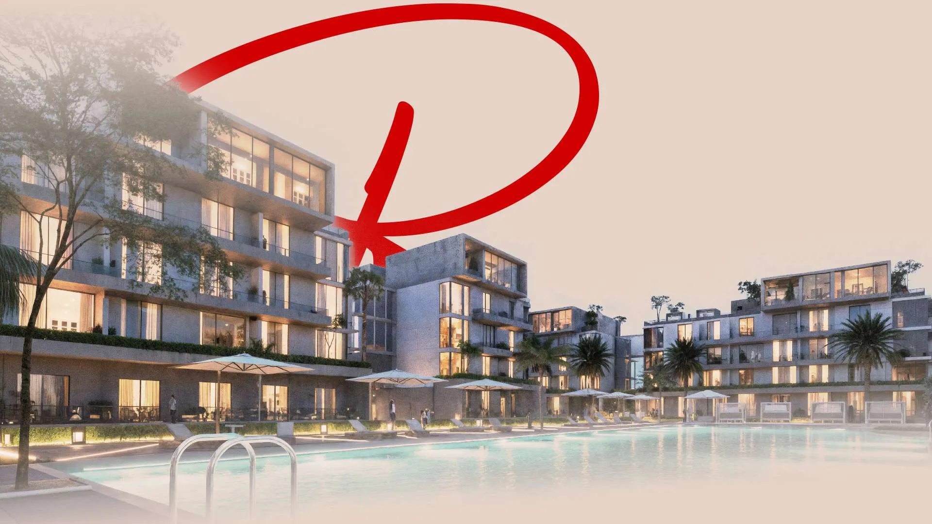 Studio for sale in The Red Residence in Golden Square of 46 m² with 0 bedrooms