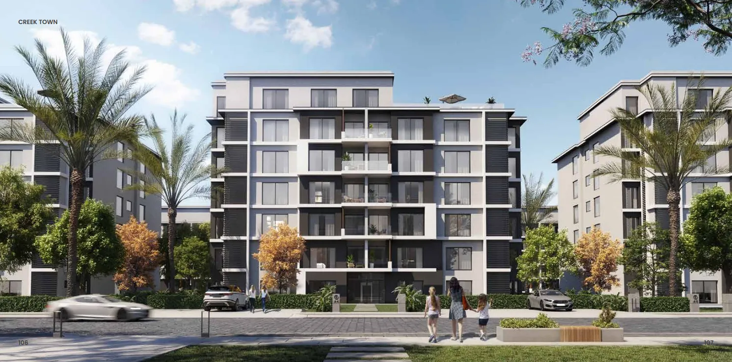 Apartment for sale in Creektown  in New Cairo of 170 m² with 3 bedrooms