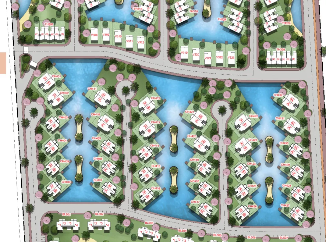 شاليه للبيع في هاسيندا ووترز  في رأس الحكمة بمساحة 0 م² تتكون من 3 غرف