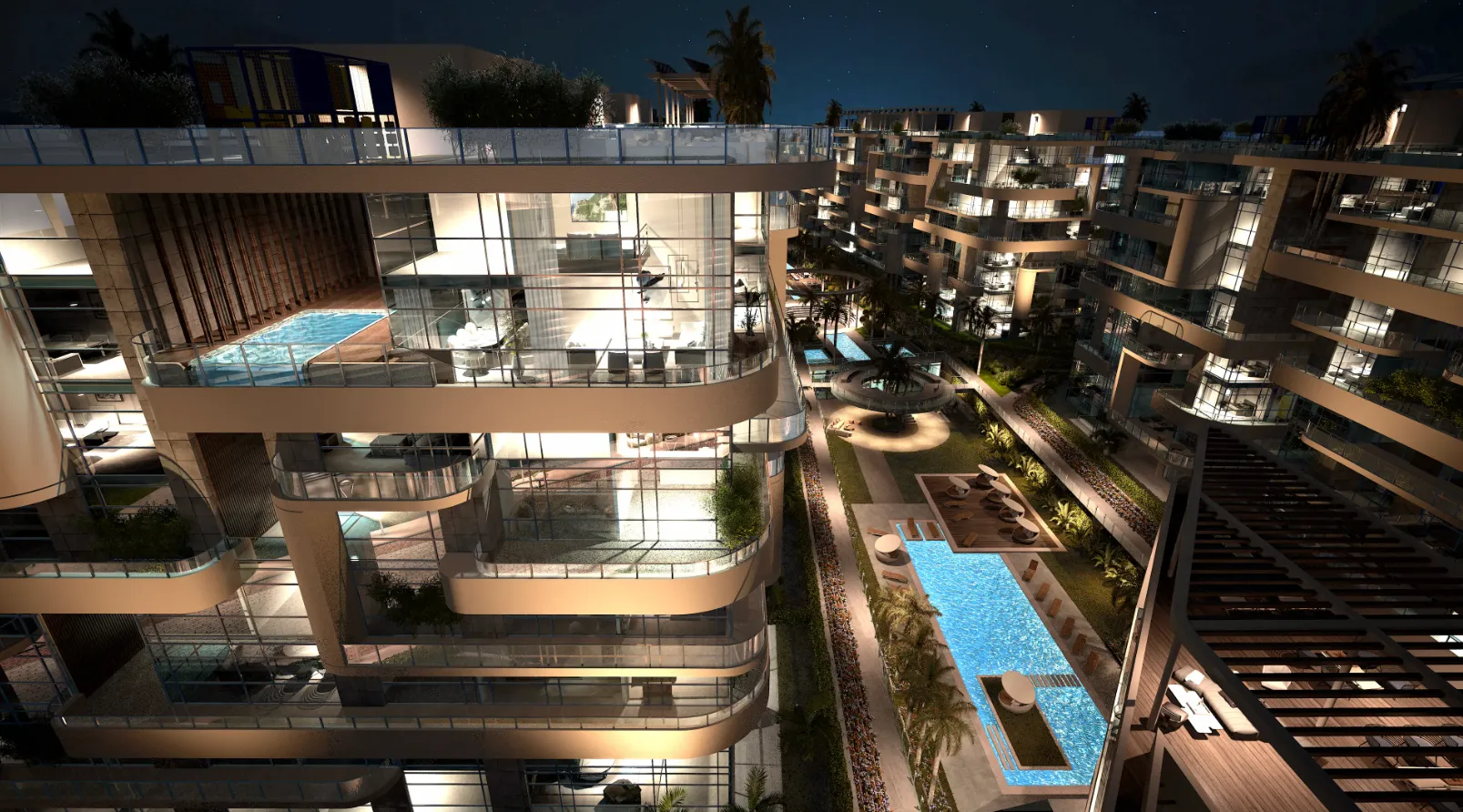 Apartment for sale in The Curve in New Capital City of 65 m² with 1 bedrooms