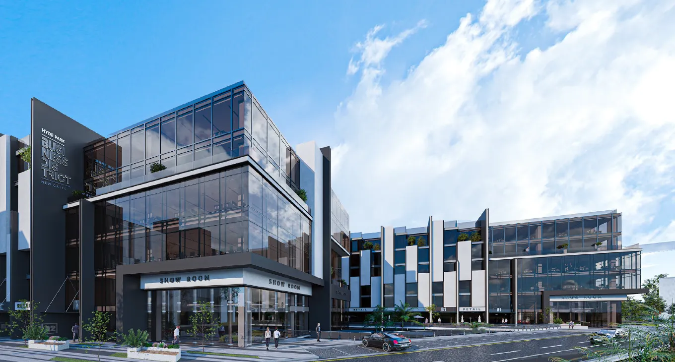 مكتب للبيع في هايد بارك في القاهرة الجديدة بمساحة 75 م² تتكون من 0 غرف