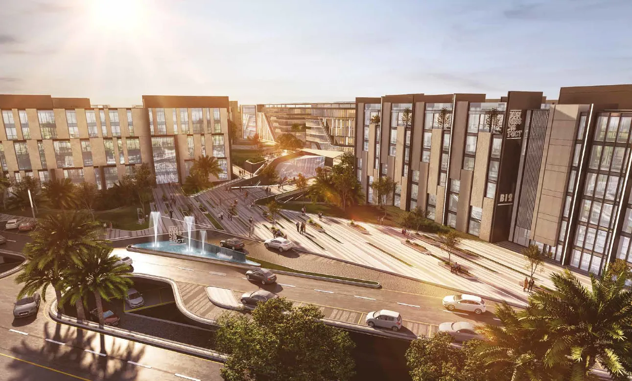 مكتب للبيع في هايد بارك في القاهرة الجديدة بمساحة 75 م² تتكون من 0 غرف