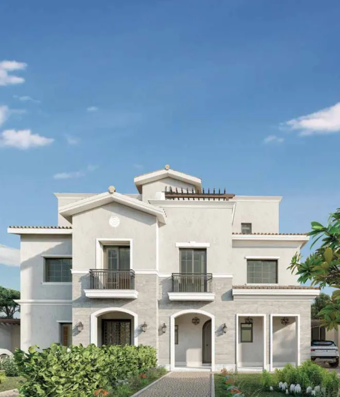 Twinhouse for sale in Uptown Cairo in Mokattam of 320 m² with 3 bedrooms