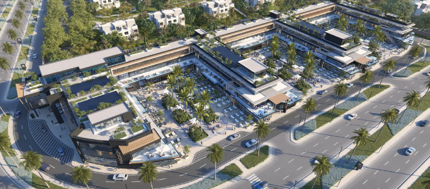 مكتب للبيع في راديوم في القاهرة الجديدة بمساحة 54 م² تتكون من 0 غرف