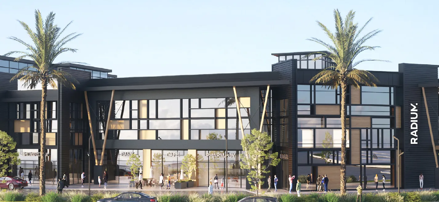 مكتب للبيع في راديوم في القاهرة الجديدة بمساحة 54 م² تتكون من 0 غرف