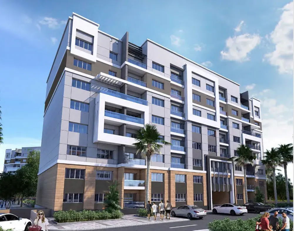 Apartment for sale in Bleu Vert in New Capital City of 164 m² with 3 bedrooms